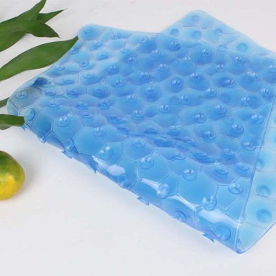 Custom design anti slip easy to clean promotional massage bath mat