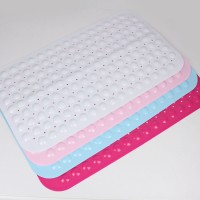 Latest arrival good price fashion simple design pvc non slip durable bath mat