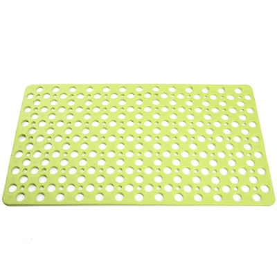 Professional factory made custom design green non slip bathtub mat