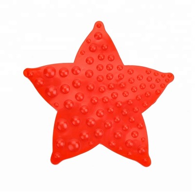 (J-1313C) Factory direct supply simple design different colors funny star shape baby mat