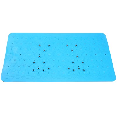 Hot sale custom design waterproof pvc logo design bathroom mat